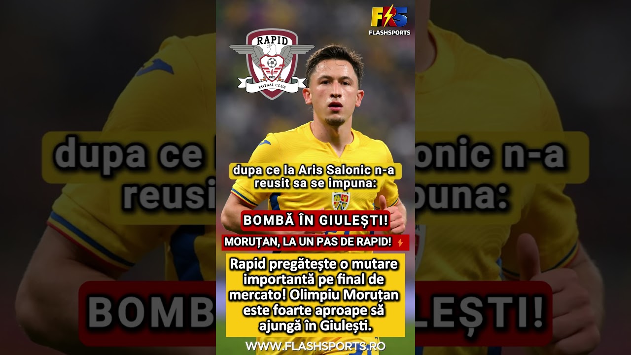 BOMBĂ în Giulești! Moruțan, la un pas de Rapid! ⚡️
