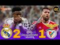 ملخص مباراة ريال مدريد وبنفيكا 2 ـ 1 فينيسيوس يقود الفريق للتأهل إلى ثمن النهائي