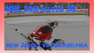 nhl 2k6 match 36 new jersery vs phildelphiia screenshot 2