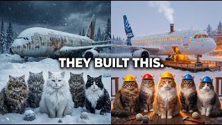 Highly Skilled Wild Siberian Cats Turn Giant Cargo Plane Into 10 Room Mansion (ASMR)