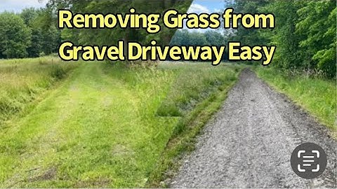 Removing Grass From Any Gravel Driveway Without Chemicals Using the TR3 Rake and a Tractor