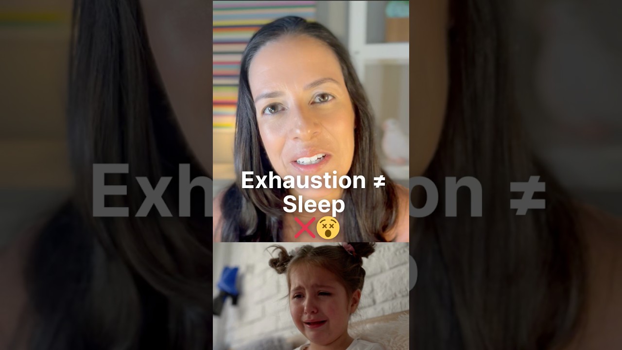 Why Exhausted Kids Fight Sleep Harder ❌😵
