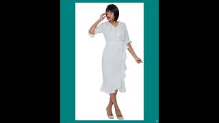 Divine Church Dress 2061-White