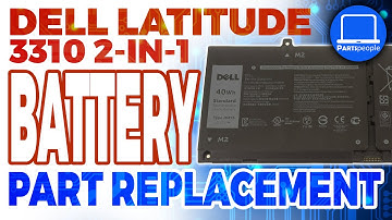 Dell Latitude 3310 2-in-1 How-To Install & Replace Battery | Repair Guide