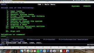 Coding in RPG (IBM i/AS400). Using Table Partitioning.