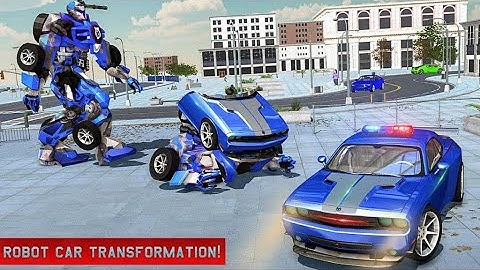 US Police Transform Cop Robot Car Transformation Game #2 - Android Gameplay