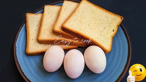 5 minutes!Easy Breakfast Recipes!Special Lunchbox Recipe!Egg Bread Sandwich Recipe