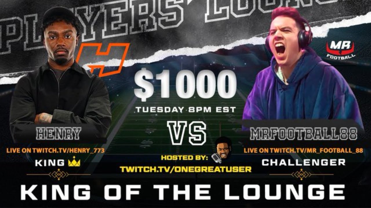 Henry vs MRFOOTBALL88 KING of the LOUNGE TOURNAMENT!