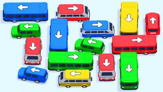 🚌 Crowd Escape: Bus Puzzle 🧩 GAMEPLAY Levels 1-6 (Android, iOS)