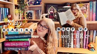 May reading wrap up, Book Haul & TBR JAR picks my June TBR ! 🫙📖🌟