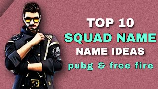 Top 10 Pubg Names  2021 | Best Pubg Squad Names Ideas and Stylish Squad Names 🔥 screenshot 2