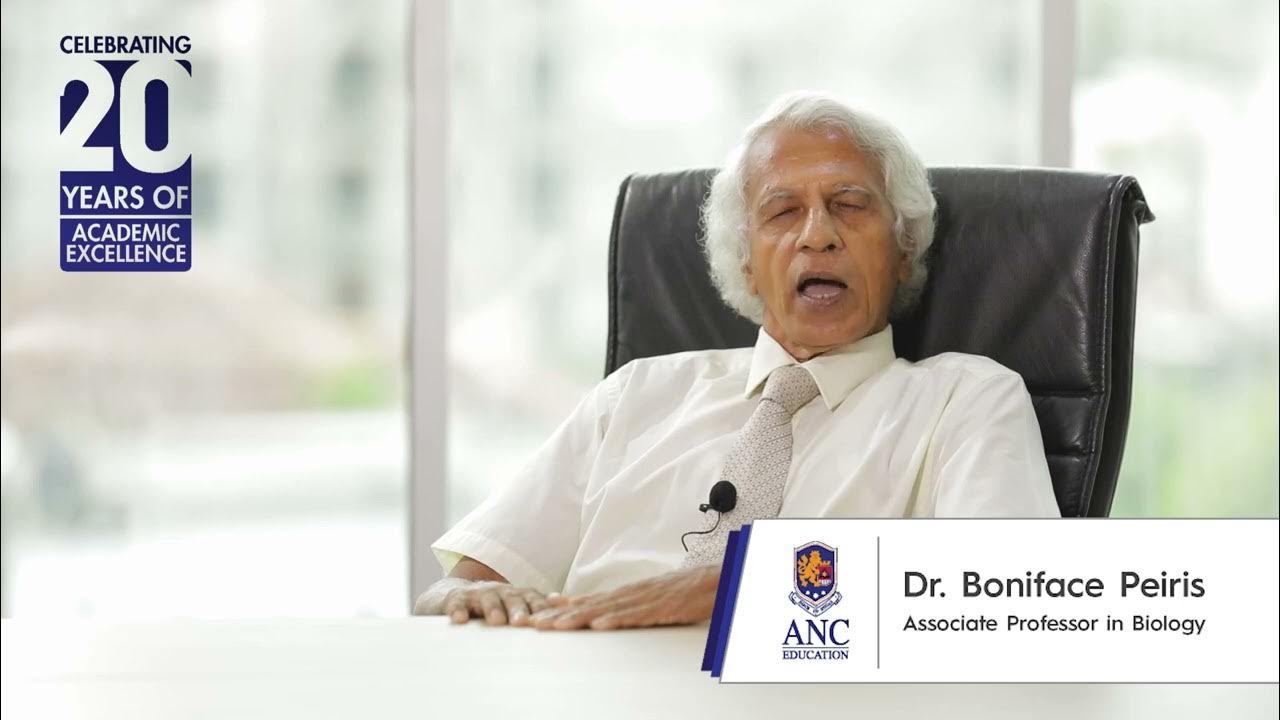 Dr. Boniface Peiris Greetings for the 20th Anniversary of ANC