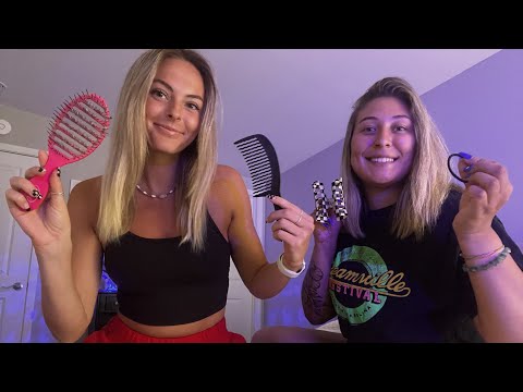 Real Person ASMR | Hair and Back Relaxation