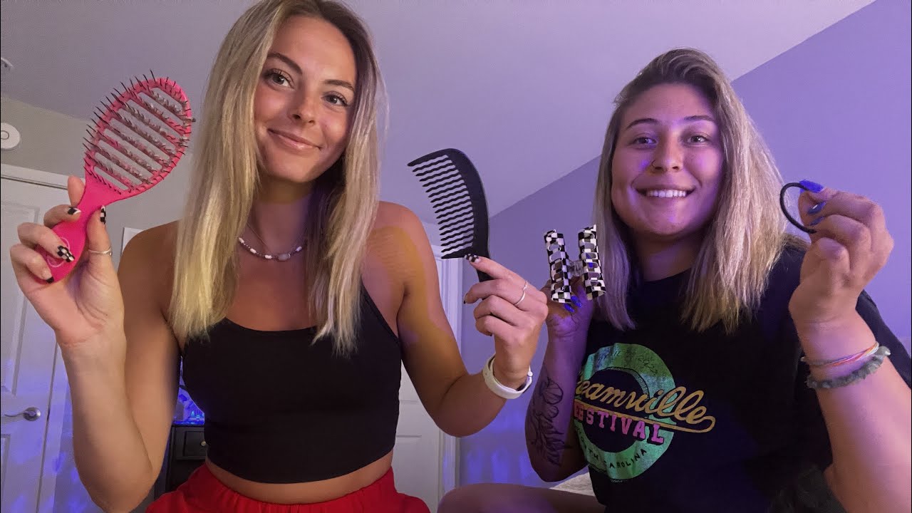 Real Person ASMR | Hair and Back Relaxation