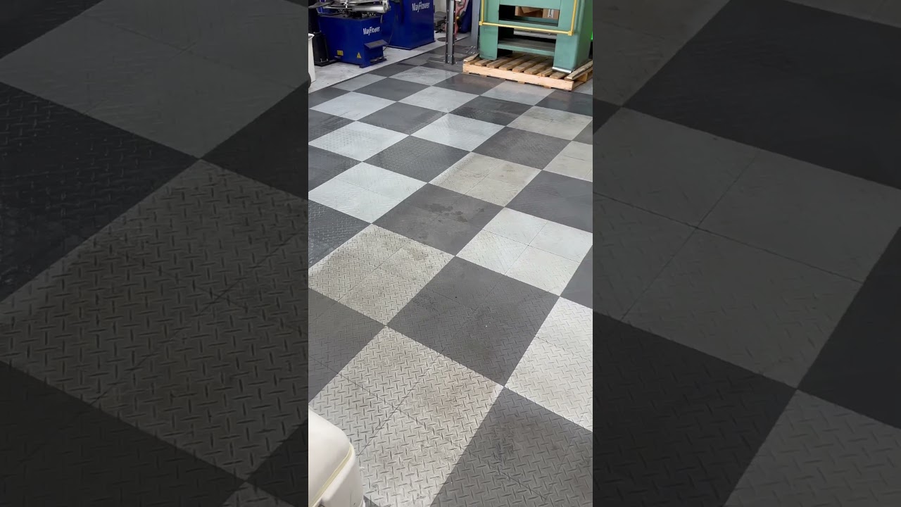 Super Clean Shop Floor, So Clean You Could Eat Off It… But Probably Don’t.