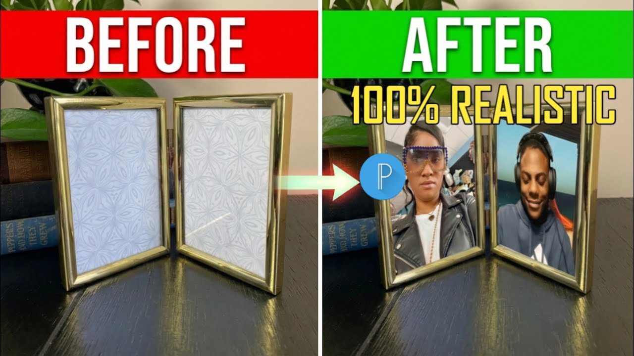 ​How to Put ANY Photo in a Frame REALISTICALLY on Mobile (PixelLab Tutorial)