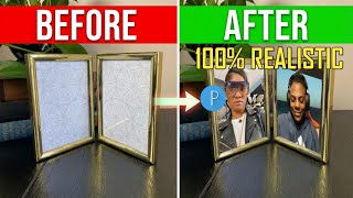 ​How to Put ANY Photo in a Frame REALISTICALLY on Mobile (PixelLab Tutorial) screenshot 2