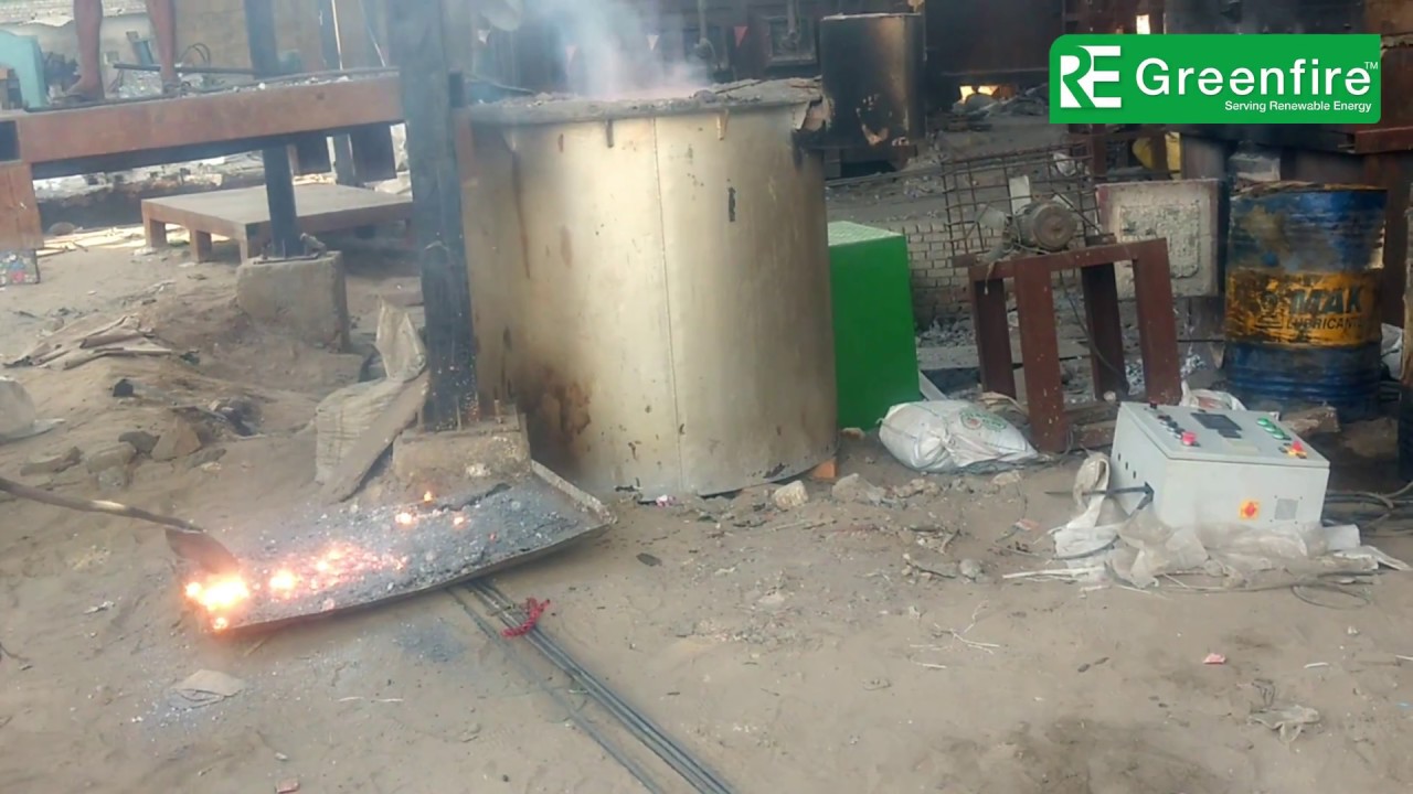 ALUMINIUM MELTING  ||  PELLET BURNER  ||  RE Greenfire™
