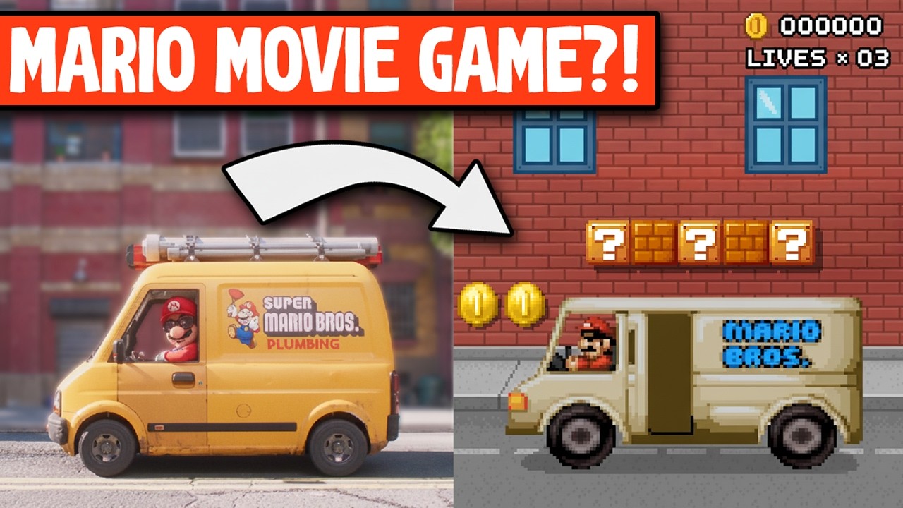 The Super Mario Bros. Movie, but it's a playable video game?!