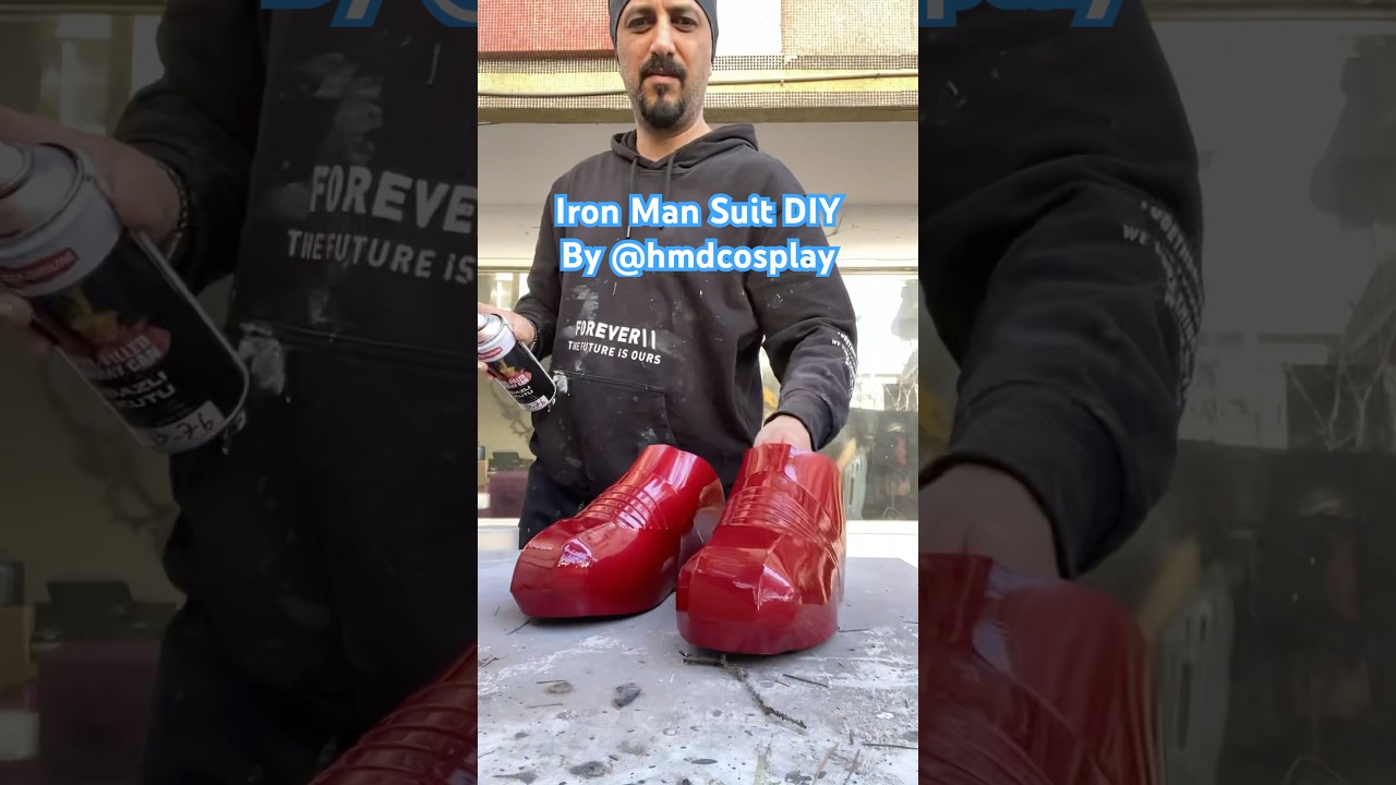Iron Man costume diy #marvelcosplay #ironman #ironmancosplay #costumemaking #cosplaytutorial #craft