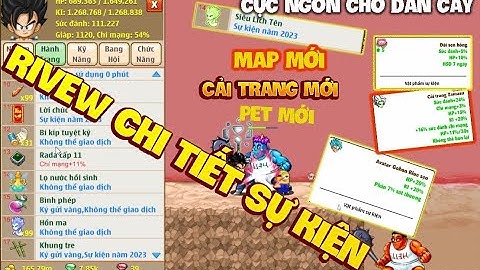 Rivew Chi Tiết Sự Kiện Chu Lan - Dân Cày Kiếm Vàng Cực Dễ | Ngọc Rồng Online