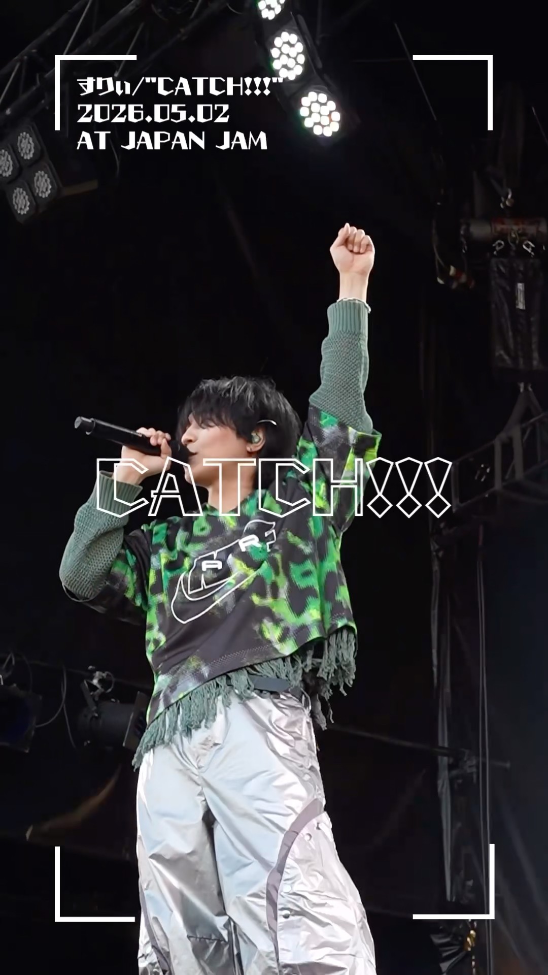 CATCH!!!」 at 5/2 JAPAN JAM🎇NEXT LIVE→THREEE LIVE TOUR 2026