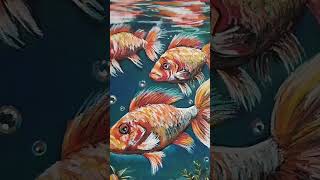 Рисую Рыб 🐠🐟🐠 #Shortvideo #Art #Oilpastel #Painting #Пастель #Море #Медузы  #Shorts #Рыба #Рисунок