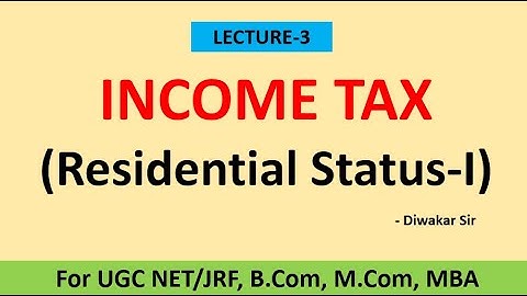 Residential Status for B.Com, BBA, MBA, M.Com, NTA NET/JRF
