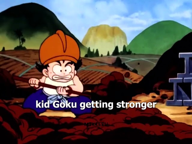 kid Goku vs Tien training ENOUGH #dragonball class=