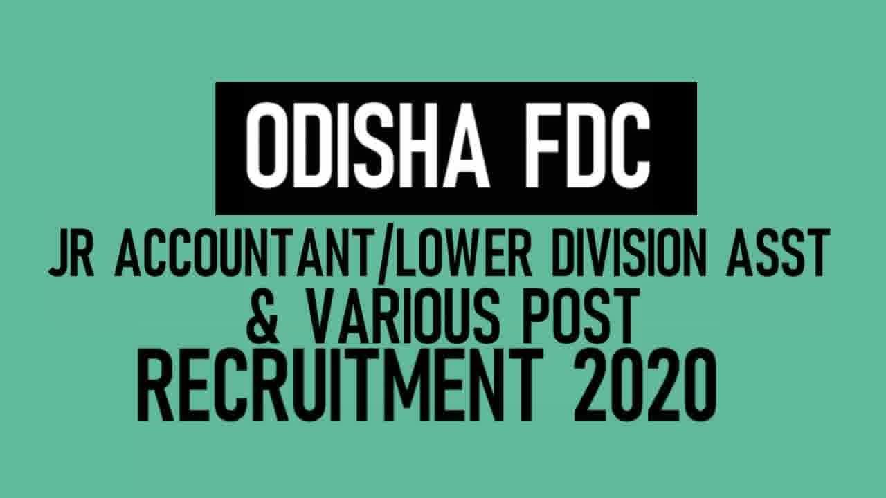 OFDC Recruitment 2020 | Odisha Nijukti Khabar 2020 | Syllabus | Exam Pattern | Imp Date