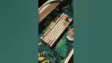 Cozy vibes☺️ – QwertyKey Earth Keycaps got you!🍃  #keyboard #keycaps #qwertykey #qwerty