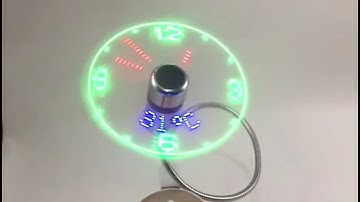 #LEDClockFan #gadgetunboxings  | Mini USB Fan with Time & Temperature Display for Desk & Office 2025