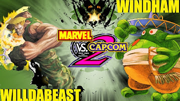 MvC2 Mvci Umvc3 WILLDABEAST vs WINDHAM (Fightcade) pt 2