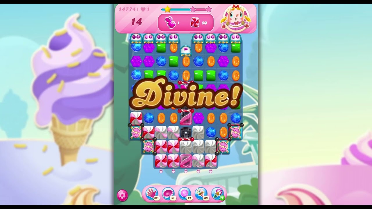 Candy Crush Saga Level 14774 - NO BOOSTERS