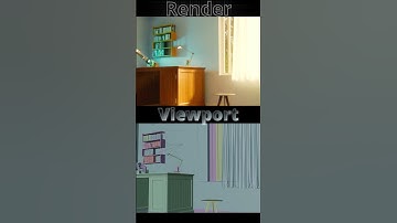 VIEWPORT VS RENDER IN BLENDER | HOW TO RENDER IN BLENDER  #3danimation #blender