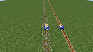 Minecraft powered rail is slow