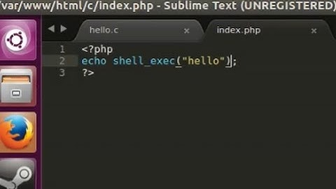 PHP tutorial : run C program from PHP on Ubuntu