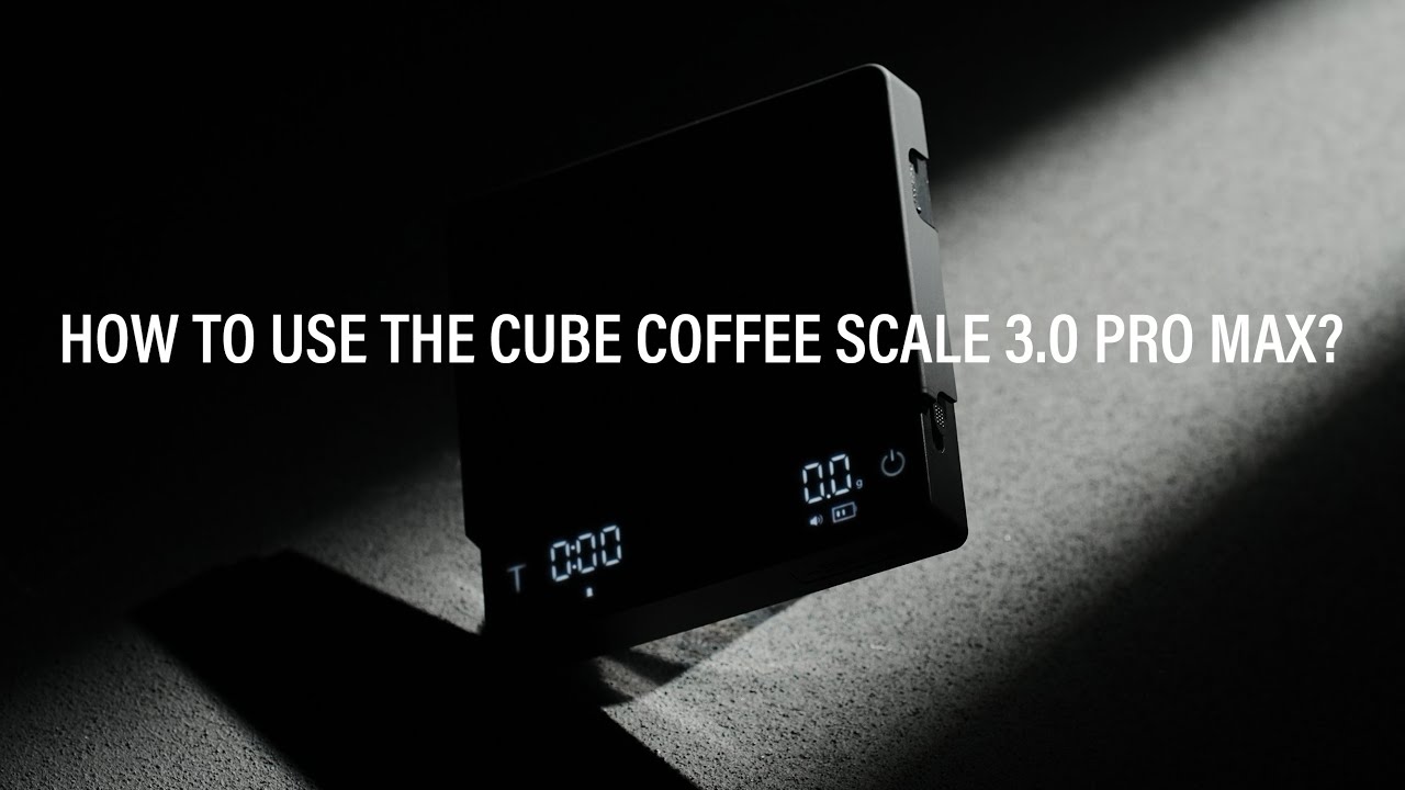 How to Use the Cube Coffee Scale 3.0 Pro Max | Full User Guide & Smart Features Explained