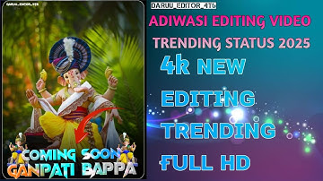 ALIGHT MOTION VIDEO EDITING ADIWASI NEW 2025 #TRENDING #STATUS #DARUU #EDITOR #EFFECTS 