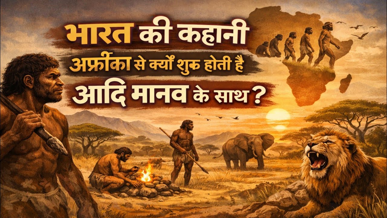 “भारत की कहानी अफ्रीका से क्यों शुरू होती है?”||“DNA ने खोला 70,000 साल पुराना राज!”|| out of Africa