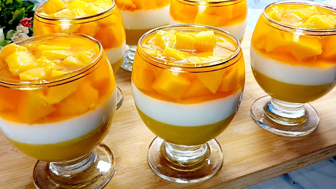 لو عندك منجايه واحدة هتعملي اسرع وألذ وأشيك حلي بارد ❗️هيفوتك كتير لو مجربتيش المانجه بالطريقة دي 😉