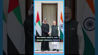 PM Modi Meets Abu Dhabi Crown Prince Sheikh Khaled | India-UAE Ties Discussed at BRICS Summit