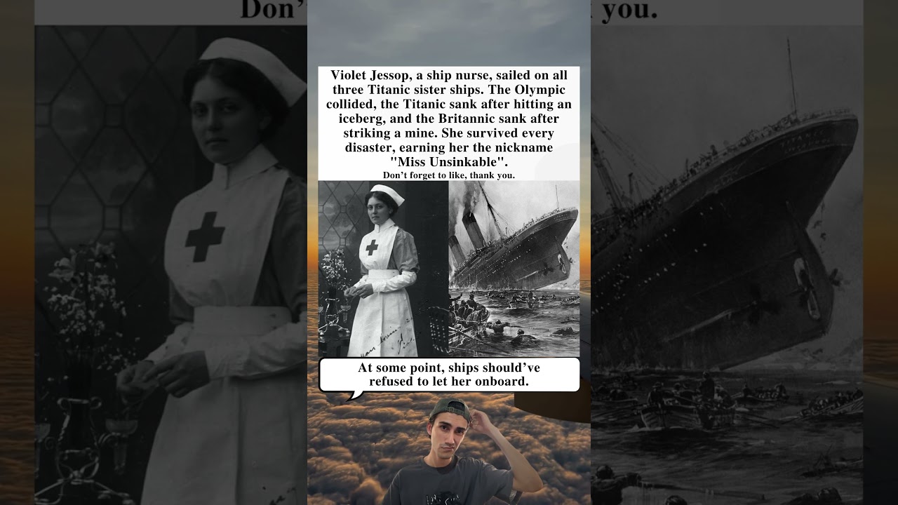 Violet Jessop Miss Unsinkable Survived Olympic Titanic And Britannic Disasters