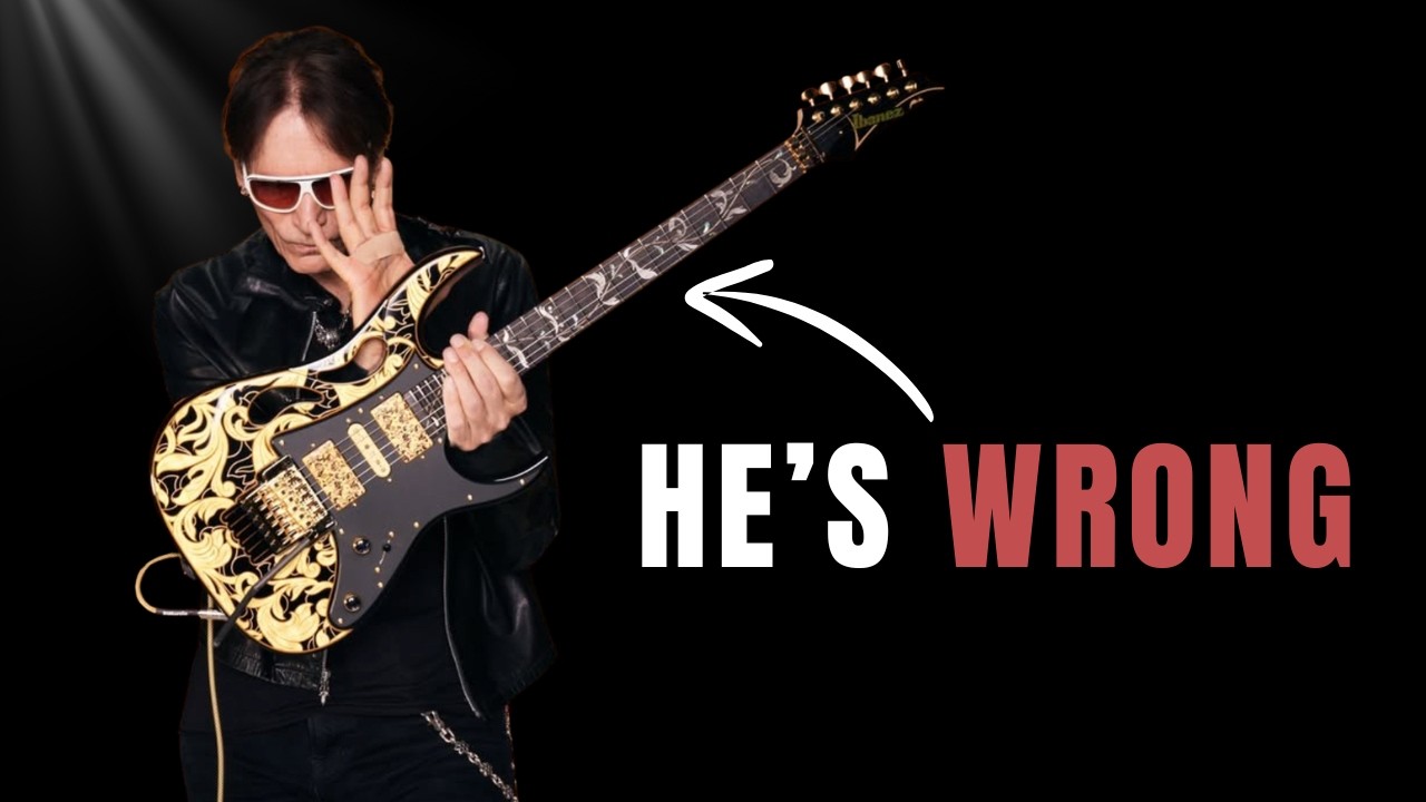 Steve Vai Is Dead Wrong About This....Here's Why