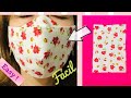 Cómo hacer cubreboca casero/ no empaña las gafas/ face mask Tutorial/mascherina di stoffa fai da te