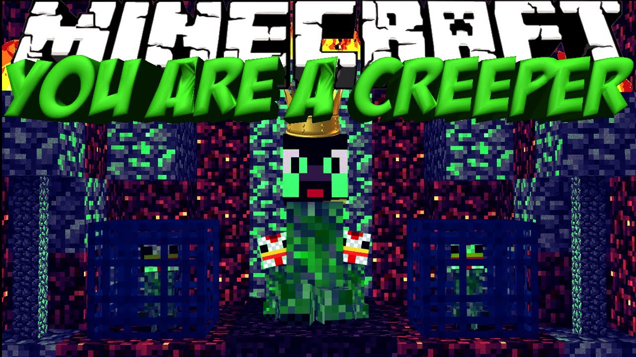Creeper Mod: Minecraft You Are The Creeper Mod Showcase! - YouTube