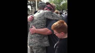 Dad and Aaron seeing eachother after 8 weeks