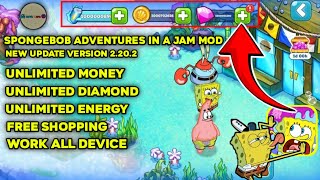 UPDATE!! SPONGEBOB ADVENTURE IN A JAM MOD APK v2.20.2 UNLIMITED MONEY, DIAMOND AND ENERGY screenshot 4