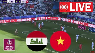 🔴[TRỰC TIẾP] U23 Iraq - U23 Việt Nam | Tứ kết | Cúp bóng đá châu Á U23 châu Á 2024 | Trận đấu đầy đủ