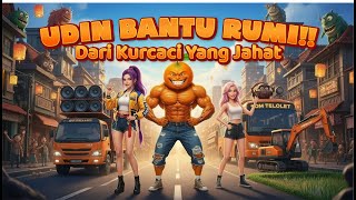 UDINDINDUN SHORT MOVIE‼️ - Udin Menyelamatkan Rumi Dari Monster Kurcaci Jahat🤩